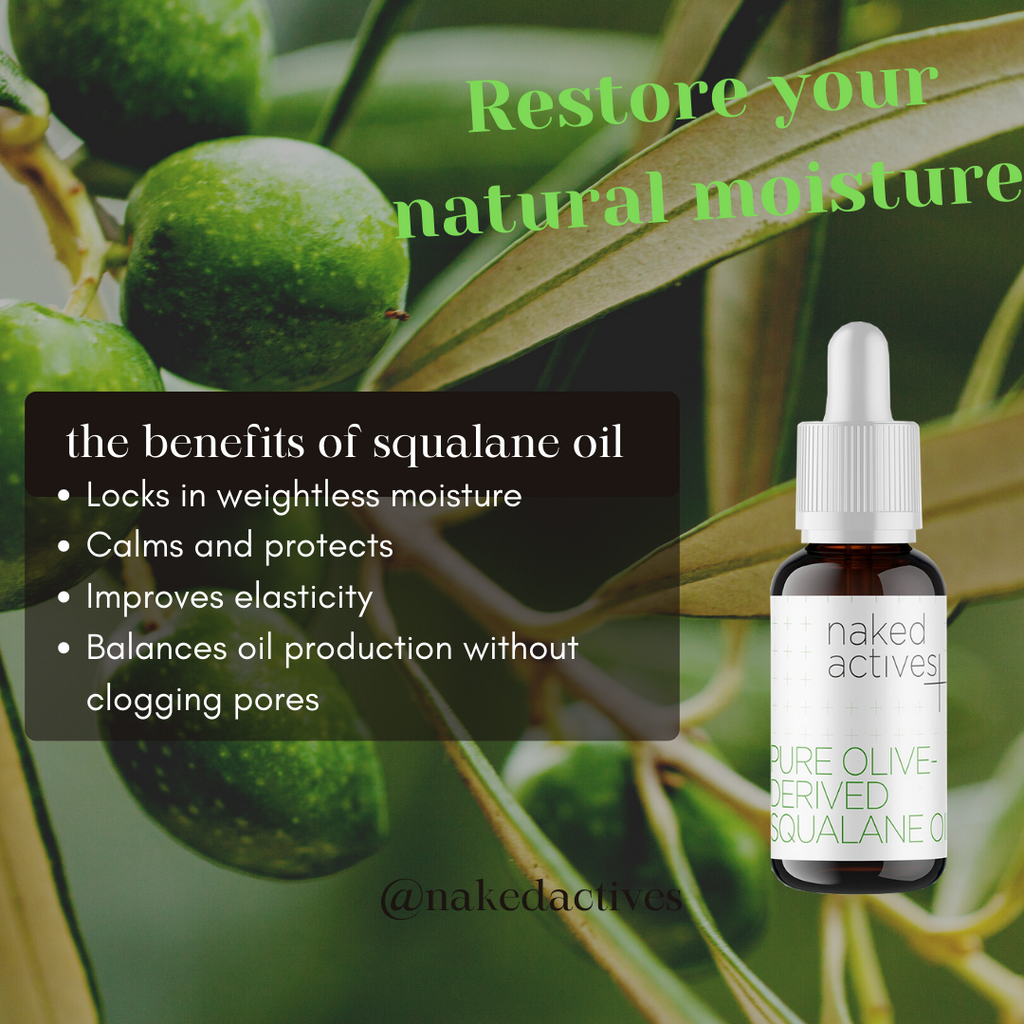 Benefits of squalane oil are for all skin types. It moisturizes clams and protects balances oil production and improves elasticity
