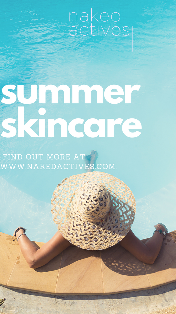 Summer skin care UVA UBV protection for healthy skin