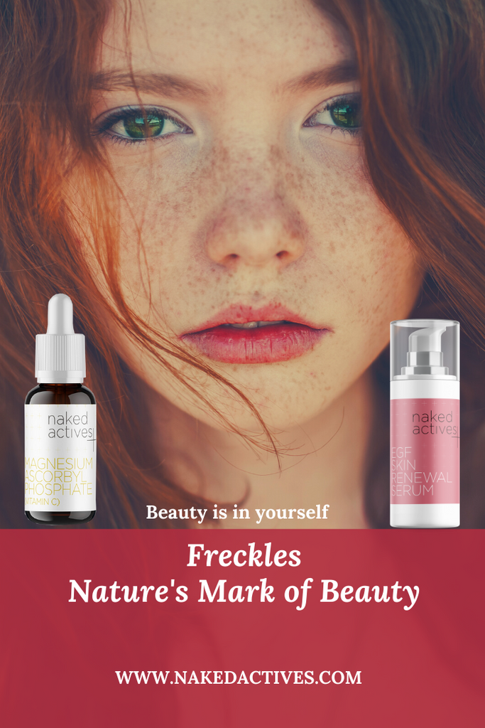 Freckles and Top Products to Treat them Vitamin C and EGF Collagen Vitamin C serum
