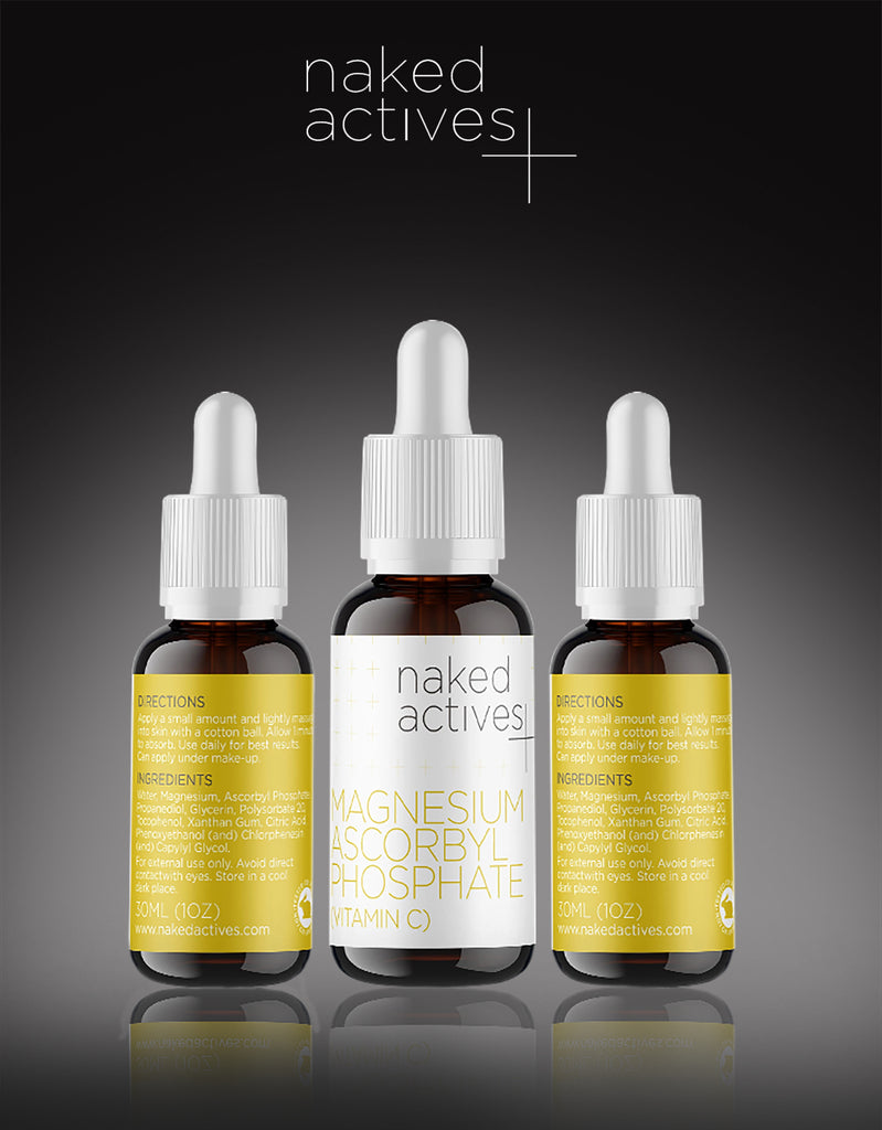 Naked Actives Serum with  Ascorbyl Phosphate & Magnesium For Damage Repair
