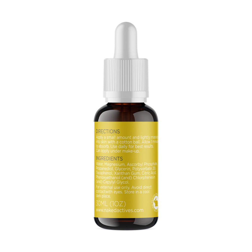 Naked Actives C Serum with Magnesium Ascorbyl Phosphate For Damage Repair